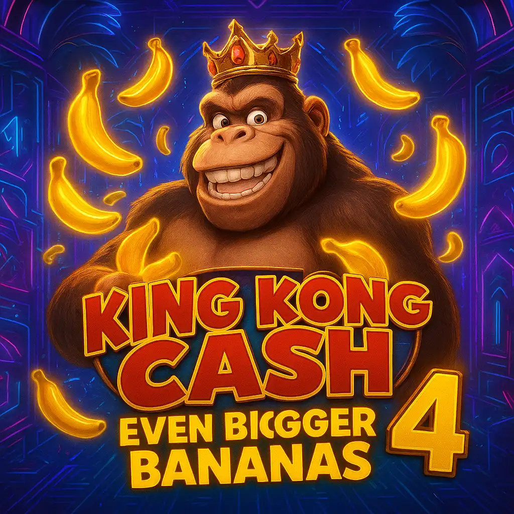 King Kong Cash Even Bigger Bananas 4 slot game screen